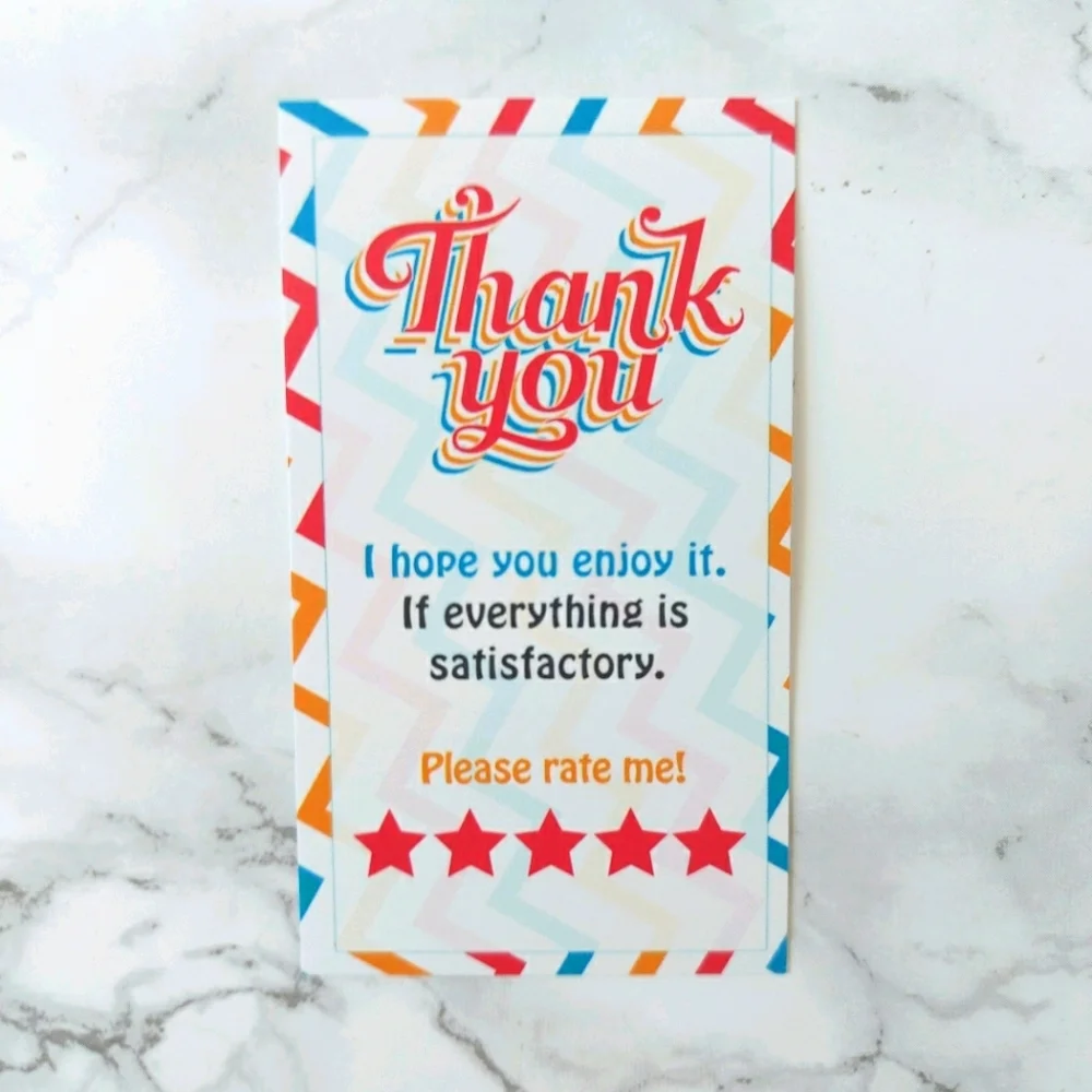 100 Thank You Cards insert business card - Picture 12 of 16
